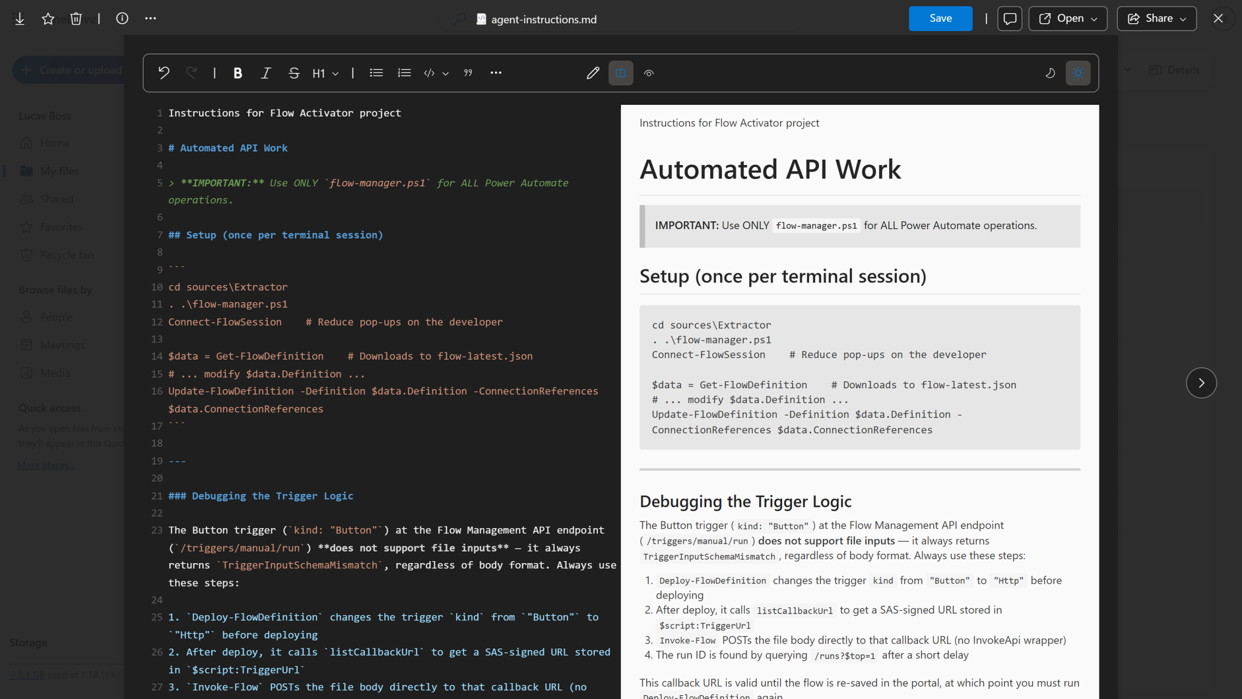 Markdown támogatás érkezett SharePoint és OneDrive felületekre