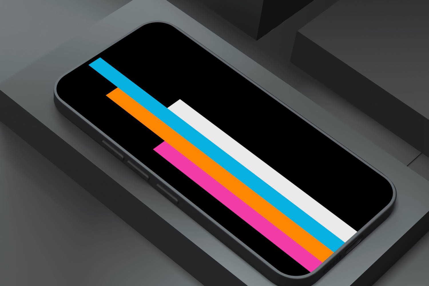 Minimalista csíkos háttérképek iPhone-ra