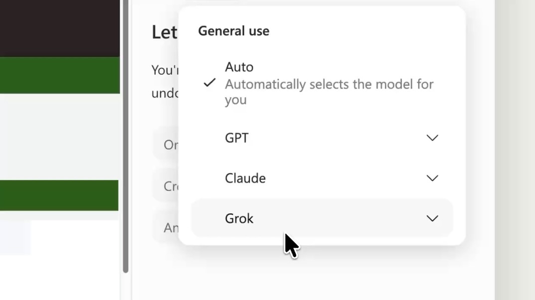 Grok AI modell érkezik a Microsoft Copilotba