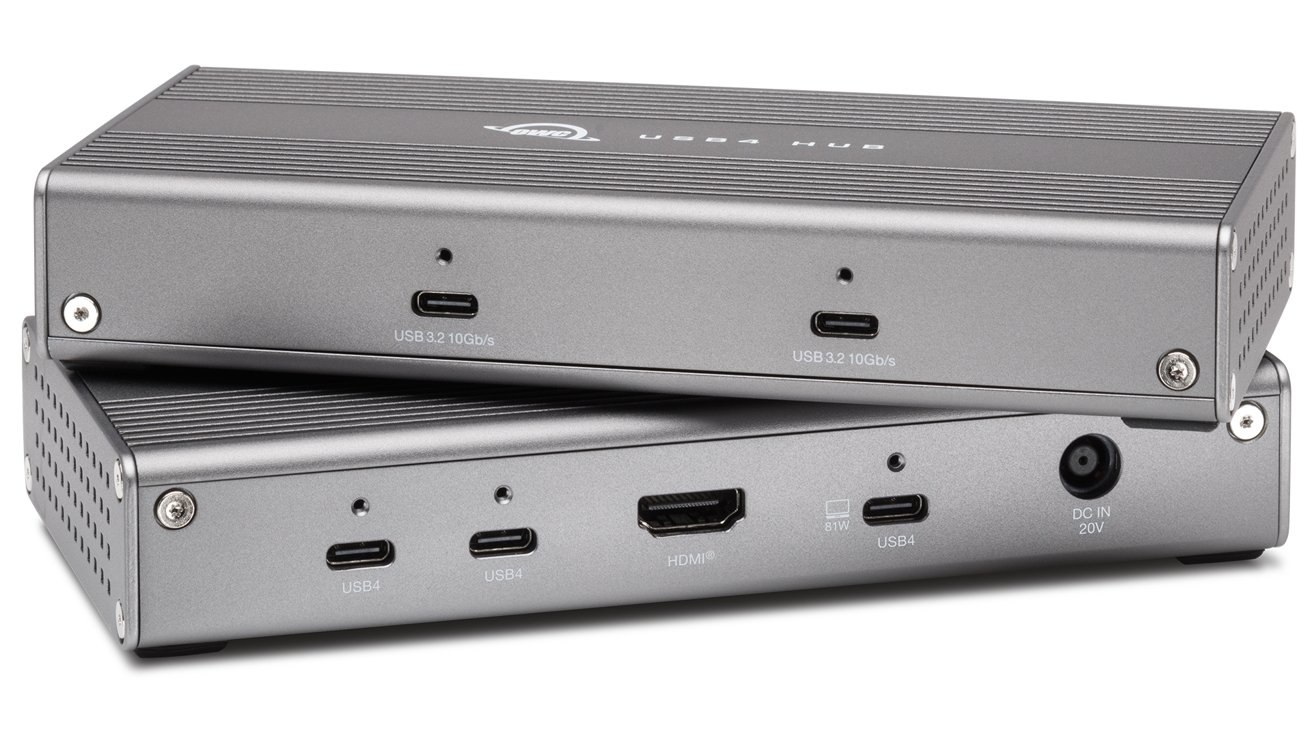 Új OWC USB4 Hub: Négy port és HDMI 2.1 Mac-hez