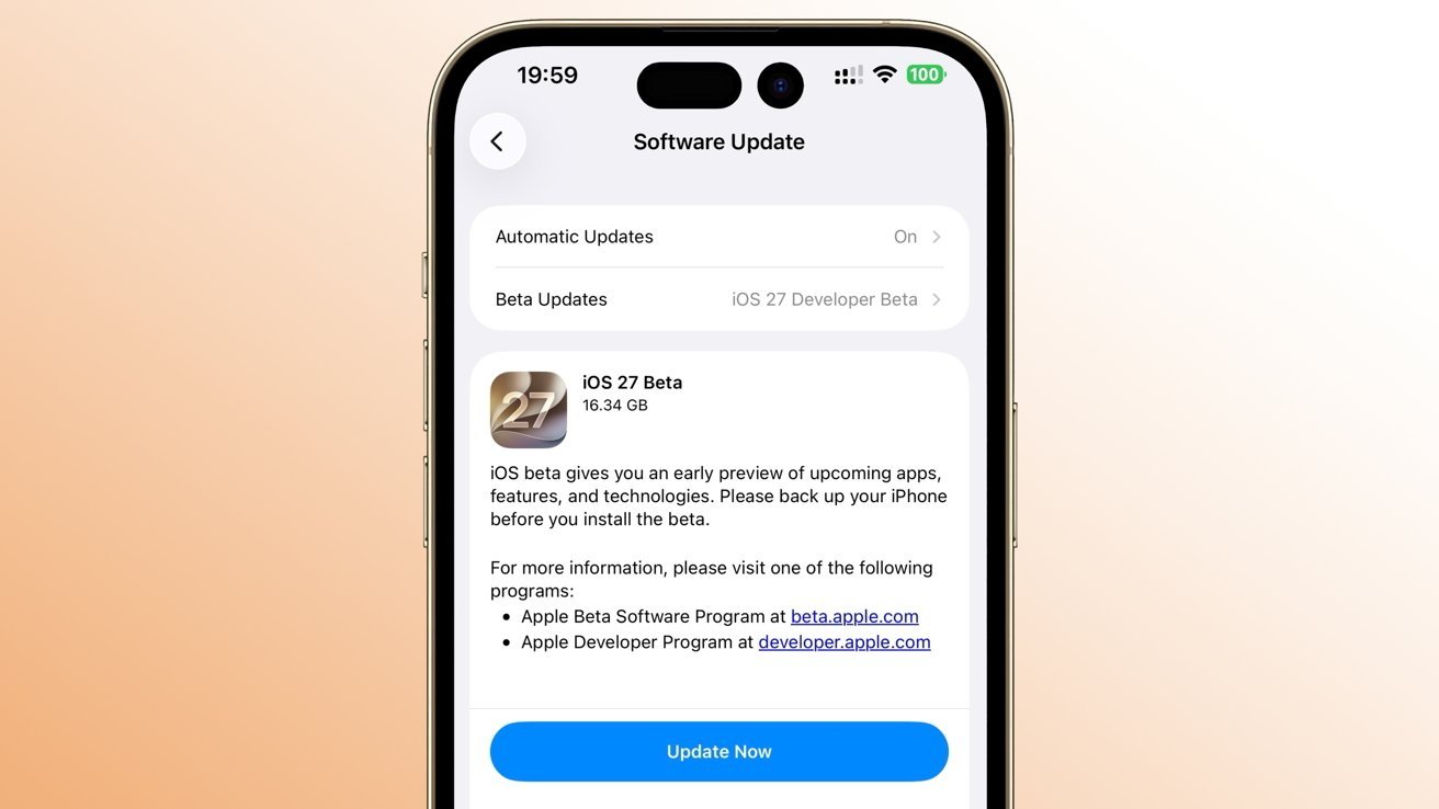 Megérkeztek az iOS 27 és macOS 27 kiadás előtti verziói