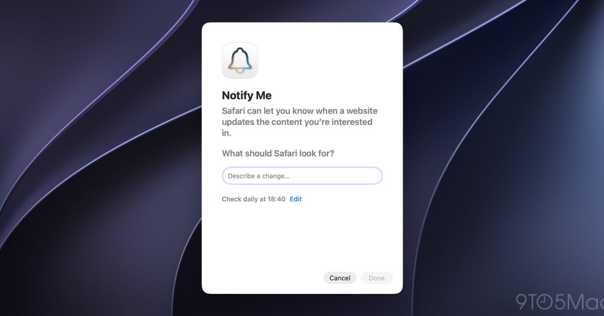 Safari Notify Me: Jegyekre várva új funkció kellene