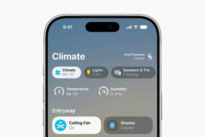 Zöldebb otthon: Az Apple Home alkalmazás új funkciói